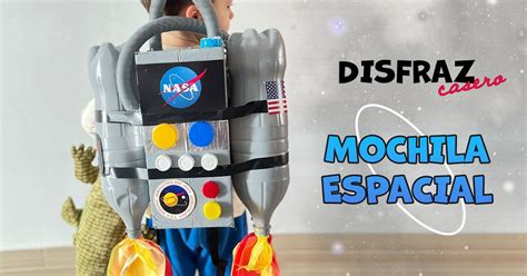 mochila astronauta disfraz